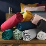DRAP HOUSSE 1 PERSONNE 90 x 200 CM Uni 57 Fils Lina - Image 28