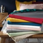 SINGLE  FLAT SHEET 180 x 290 CM Uni 57 Fils Lina - Image 22