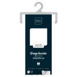 DRAP HOUSSE 2 PERSONNES 140 x 190 CM Uni 57 Fils Lina - Image 9
