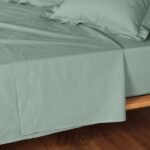 DRAP PLAT 2 PERSONNES 240 x 300 CM Uni 57 Fils Lina - Image 3