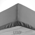 DRAP HOUSSE 2 PERSONNES 160 x 200 CM Uni 57 Fils Lina - Image 34