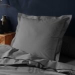 TAIE D'OREILLER OXFORD 63 x 63 CM Uni 57 Fils Lina - Image 15