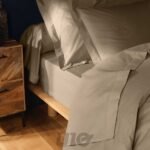 DRAP HOUSSE 2 PERSONNES 140 x 190 CM Uni 57 Fils Lina - Image 21