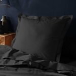 TAIE D'OREILLER OXFORD 63 x 63 CM Uni 57 Fils Lina - Image 27
