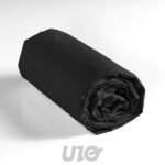 DRAP HOUSSE 2 PERSONNES 140 x 190 CM Uni 57 Fils Lina - Image 5