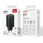Charger 3 Port J8565 65W Black USB-A +2 USB Type-C