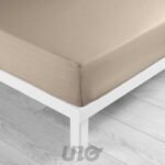 DRAP HOUSSE 2 PERSONNES 140 x 200 CM Uni 57 Fils Lina - Image 31