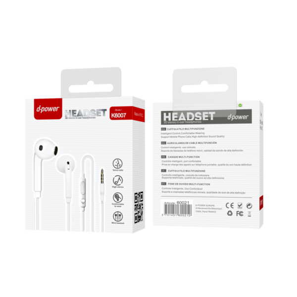 Ecouteur S6 - Blanc