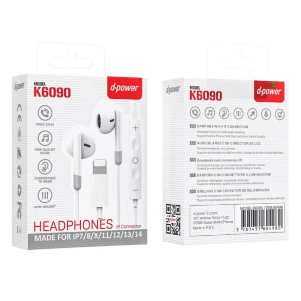 Ecouteurs K6090 IP (connexion directe)