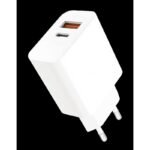 J8266 Prise USB+Type-C 20W 3A QC3.0+PD Blanc - Image 2