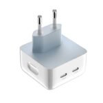 J8577 Prise 2 Port USB-C 25W*2 PD Blanc - Image 2