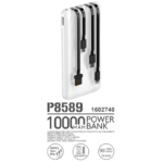 Powerbank P8589 avec Cable White 10000mAh - Image 2