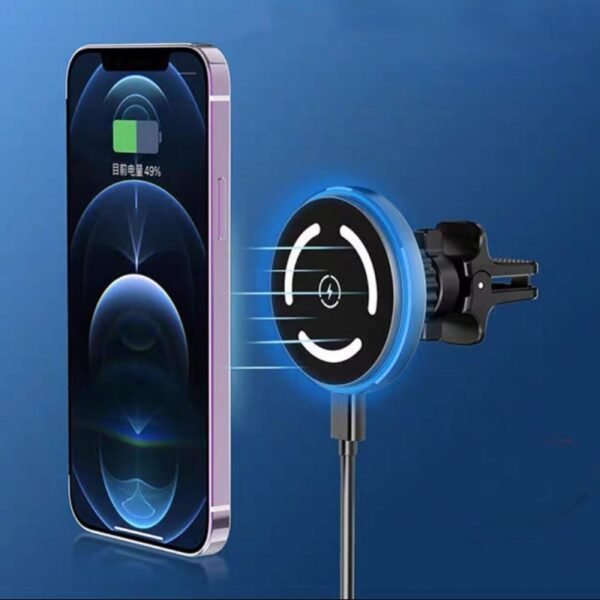 Car Charger Magnetic 15W avec LED